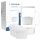  Wessper D2 Borosilikat Aquamax + Aquafloow Maxi Filterkanne 3,3 l weiß