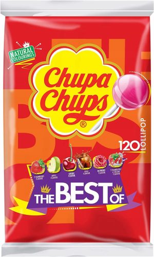 CHUPA CHUPS Lollipops - Frucht- und Joghurtmix, 120 Stück