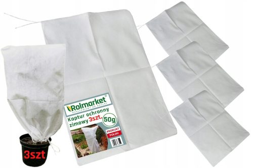 Agrartextil - Bedeckendes Agrartextil (Winter-Frühling) Rolmarket weiß 80 x 120 cm 50 g/m²