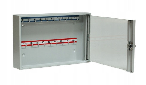 Eintüriger Gesundheits- und Sicherheitsschlüsselschrank von Leomar, 22 cm x 35 cm