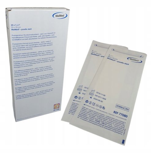 Steriler Porefix Steril Verband 25 x 10 cm - 25 Stück für postoperative Wunden