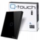 Treppenschalter Touch, Unterputz, ferngesteuert Q-Touch schwarz QB.W1-TOUCH
