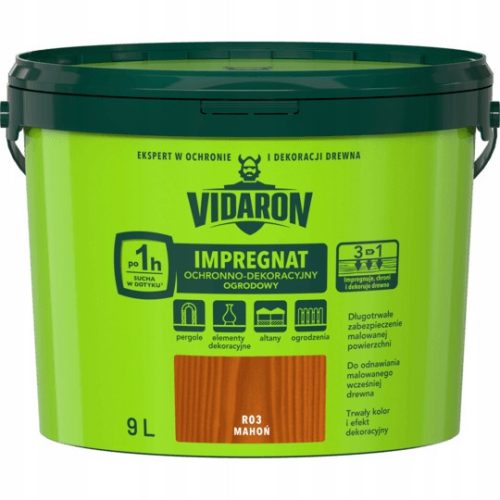 Gartenimprägnierung Vidaron R03 Mahagoni 9 l