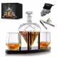  Whisky-Set DIAMOND CARAFE Gläser Geschenk