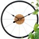 Uhr für zu Hause ModernClock-Wanduhr, Schwarz, Brauntöne, 42 cm