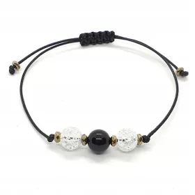  NoVa Bergkristall Onyx ARMBAND