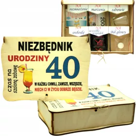  Geschenkbox ESSENTIALS 18 30 40 50 60 GEBURTSTAG