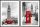 Bilder an der Wand PICTURE Poster 50x70 Diptychon Big Ben Stand London