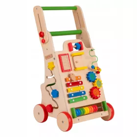  KiddyMoon WK-002 Lauflernwagen, mehrfarbig