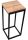 BLUMENSTÄNDER AUS HOLZ Drzazga Blumenständer 60 cm aus Metall