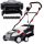Grubber, Vertikutierer und Belüfter für Gras, Rasen und Erde NAC SCE180-W elektrischer Luftsprudler 40 cm 1800 W
