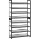  Songmics Schuhschrank 92,51 x 163,6 x 30,71 cm Grautöne