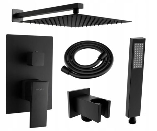  MEXEN UNO DR02 VERDECKTES BRAUSESET SCHWARZ