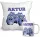  GRIZZY UND LEMINGS SET BECHER 330 ML + KISSEN + NAMEN