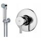 Unterputz-Bidetarmatur von Paffoni/Grohe, Chrom-Bidet-Set