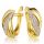  GOLD-OHRRINGE MIT ZIRKONIA 585 14K GOLD