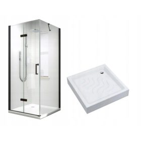 Reihe Lefo Duschkabine mit Falttüren 80 x 80 cm