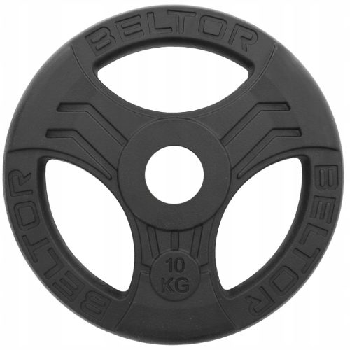  BELTOR OLYMPISCHES GEWICHT, GUSSEISEN, FASTGRIP-LENKER, 10 kg, 51,5 mm