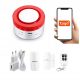 DRAHTLOSE SIRENE WiFi ALARM TUYA POLNISCH