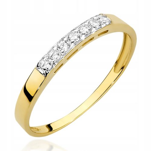  GOLD-EHERING 333 mit ZIRKONIA 14