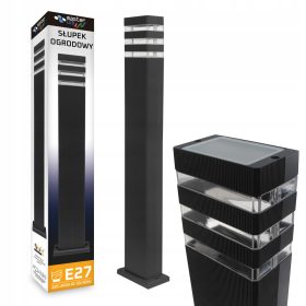  Masterled GU10 rechteckiger Lichtmast, 80 cm, grau