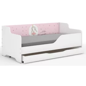  Holzspielzeug Lilu Bett 84 x 164 cm mehrfarbig