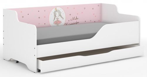  Holzspielzeug Lilu Bett 84 x 164 cm mehrfarbig