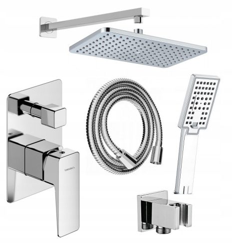 Einhebel-Wand-Badewannen- und Duscharmatur Omnires Parma, Chrom