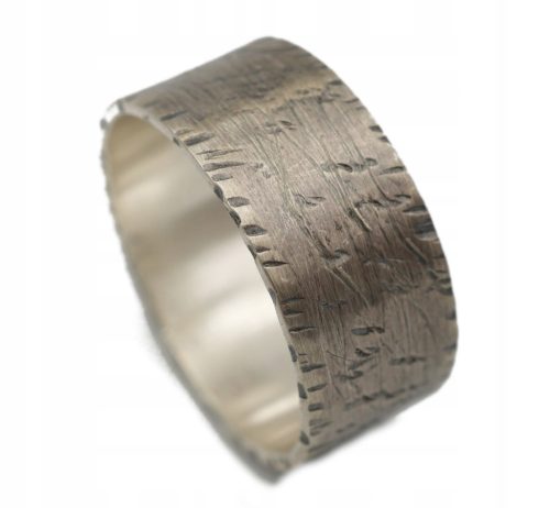  Breiter Herren-Ehering aus Silber – 925er Silber – 1,0 cm