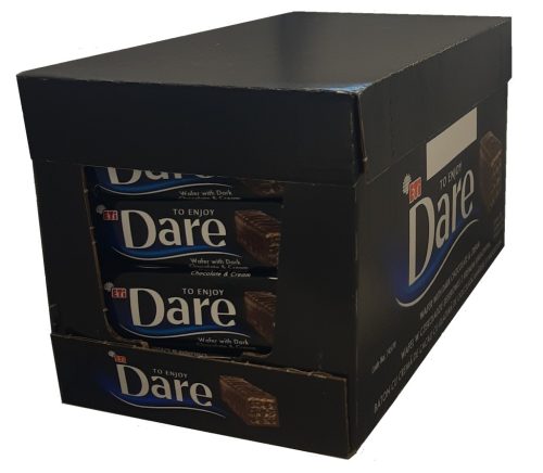 DARE Waffel in Dunkler Schokolade 50g - Für echte Schokoladenliebhaber
