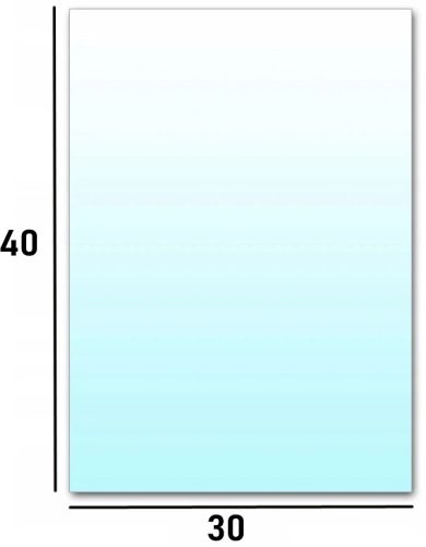 Schneidebretter GROSSES SCHNEIDEBRETT AUS GEHÄRTETEM GLAS 40x30