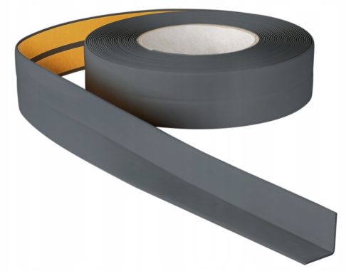 Profipvc PVC-Streifen 20 x 50, Länge 2500 cm, Graphit