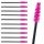 10 x SPIRALE WIMPERNPINSEL ROSA 10 Stk