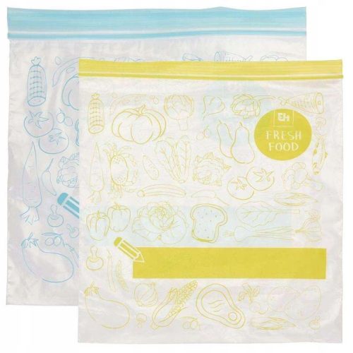 Lebensmittelbehälter Transparente Einkaufsbeutel von Excellent Houseware, 20 Stück.