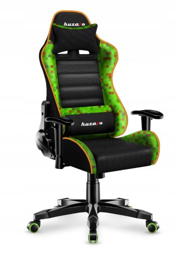  Huzaro Ranger 6.0 Pixel Gaming-Stuhl, schwarzer Stoff