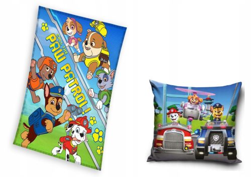  Fleecedecke + PAW PATROL-Kissen