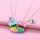  BFF FREUNDSCHAFT HALSKETTE Magnet TEDDYBÄREN KETTEN Teddybär