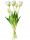 Künstliche Blumen und Früchte TULPEN-SILIKON-TULPEN-STRAUSS WIE WOHNEN