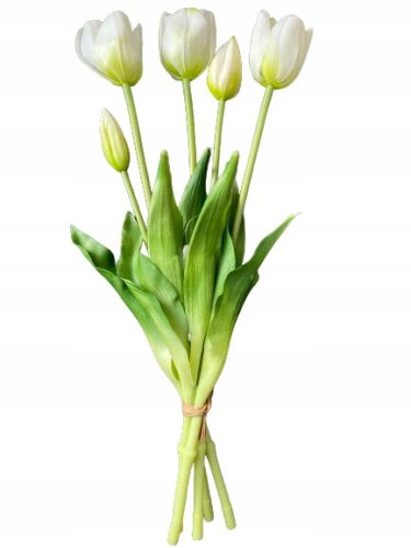 Künstliche Blumen und Früchte TULPEN-SILIKON-TULPEN-STRAUSS WIE WOHNEN