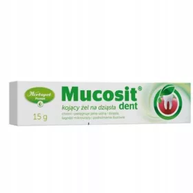    Herbapol Poznań Gel gegen Mundgeschwüre Mucosit Dent Gel 15 g 15 ml 15 g