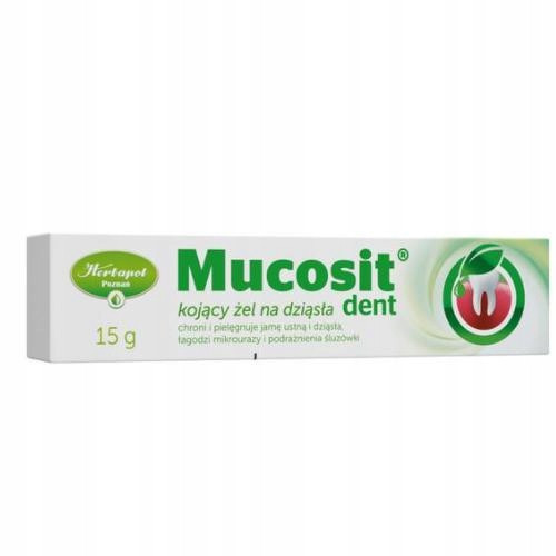  Herbapol Poznań Gel gegen Mundgeschwüre Mucosit Dent Gel 15 g 15 ml 15 g
