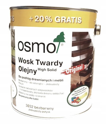 Osmo Hartwachs Seidenglanz 3032 3 L