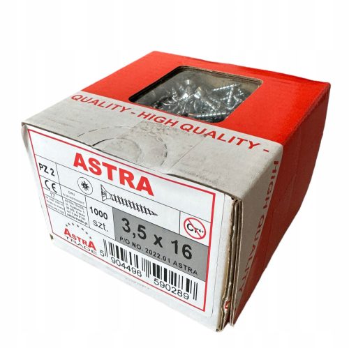 Astra Holzschrauben 3,5 x 16 mm 1000 Stk.
