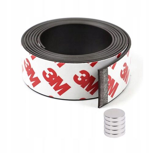 3M SELBSTKLEBENDES MAGNETBAND 25 mm / 2 mm / 5 m