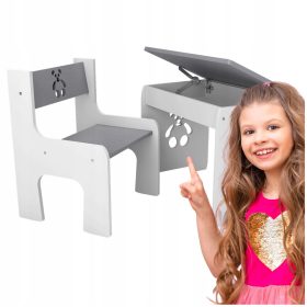  Stuhl und Tisch zum Öffnen mit Stauraum