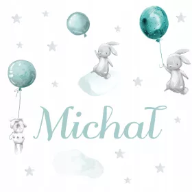  Wandaufkleber für Kinder mit Namen