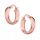  Silberohrringe Roségold 925 Creolen 15 mm