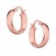  Silberohrringe Roségold 925 Creolen 15 mm
