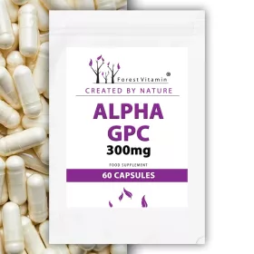   Forest Vitamin Alpha GPC 300mg - Optimale Bioaktivität mit 60 Kapseln