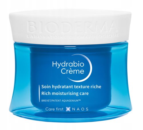 Bioderma Hydrabio Creme - Reichhaltige Feuchtigkeitscreme für trockene Haut, 50 ml